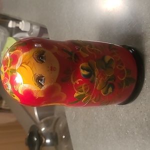 Hand painted wooden Russian doll